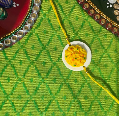 Foodie Handmade Rakhi – Rakhi for Brother (Design 199)