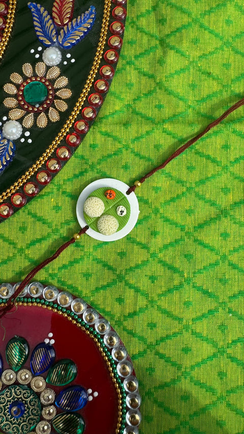 Foodie Handmade Rakhi – Rakhi for Brother (Design 199)
