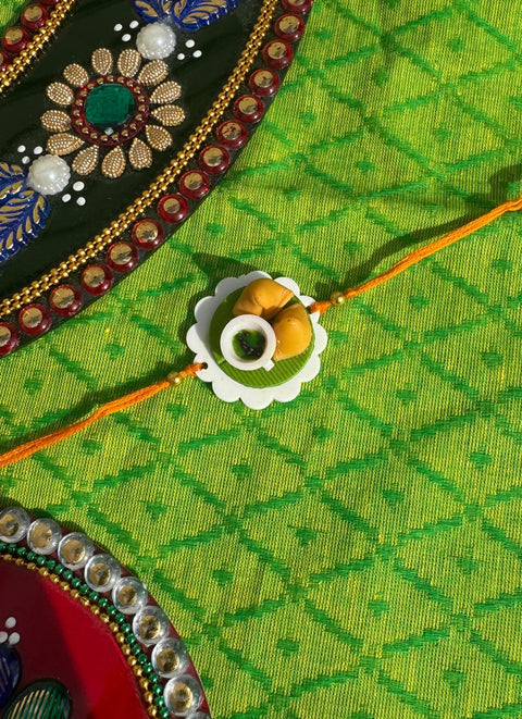 Foodie Handmade Rakhi – Rakhi for Brother (Design 199)