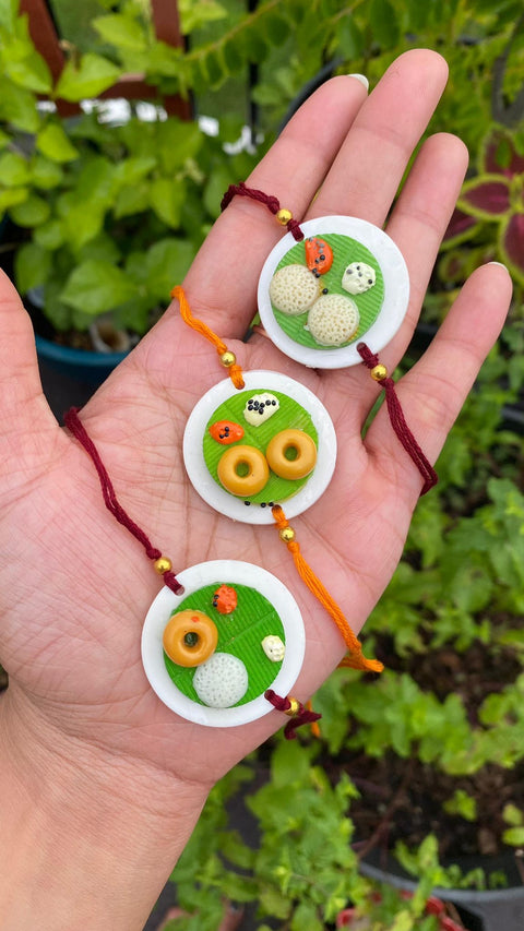 Foodie Handmade Rakhi – Rakhi for Brother (Design 199)