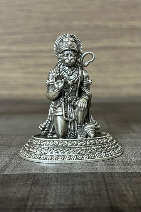 925 Pure Silver Hanuman ji Idol For House Warming (D23)