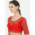 Adorable Red Color Designer Silk Embroidered Blouse For Wedding & Party Wear (Design 94)