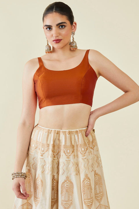Orange Blouse