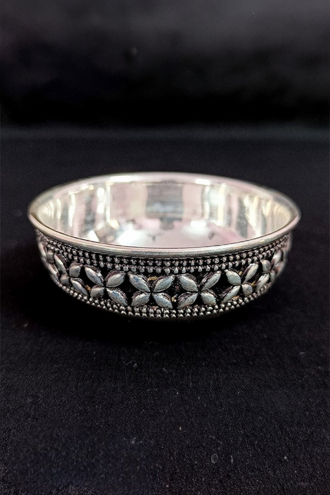 925 Solid Silver Designer Bowl (Design 38)