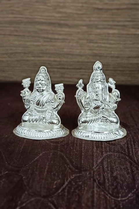 999 Pure Silver Lakshmi Ganesha (Design 9)