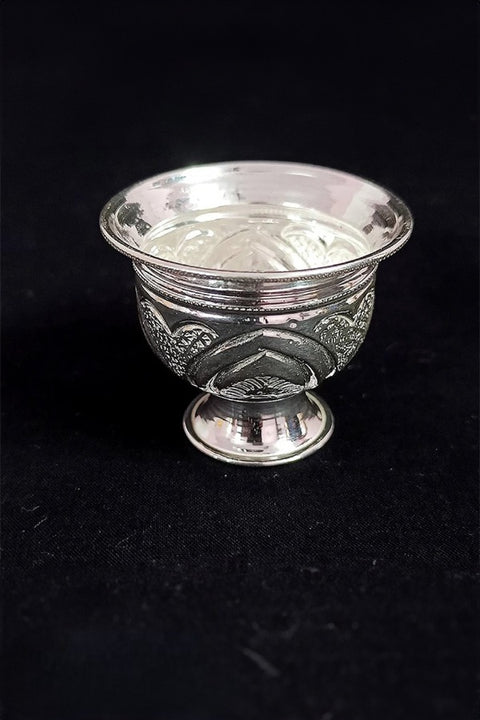 925 Solid Silver Designer Bowl / Cup / Sweet Bowl (Design 44)