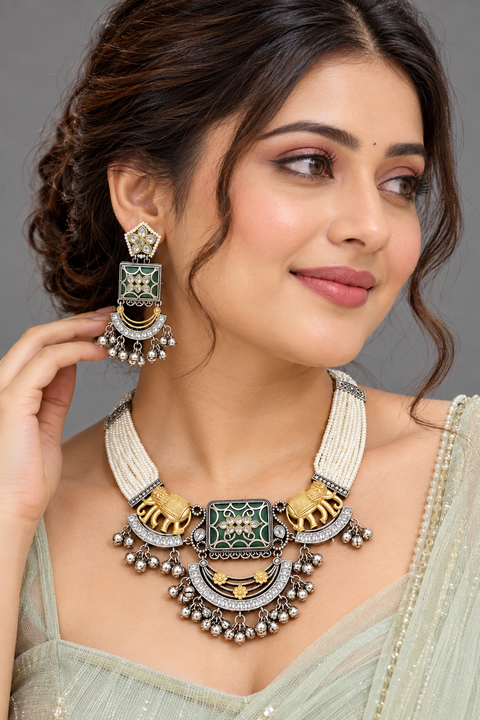 Necklace With Earrings