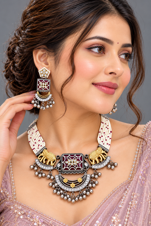 Necklace With Earrings