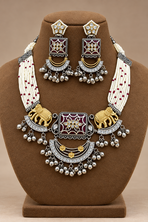 Necklace With Earrings