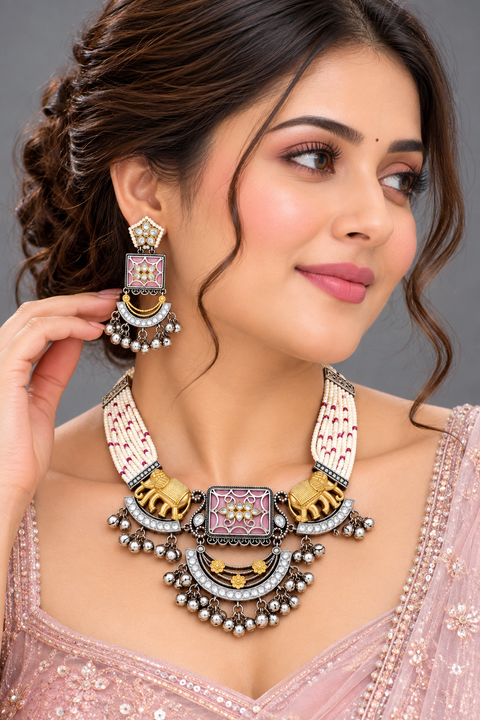 Necklace With Earrings