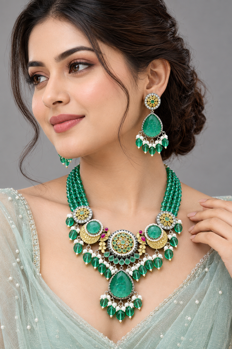Necklace With Earrings