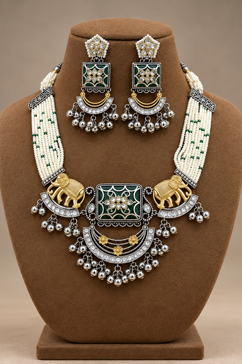 Necklace With Earrings 