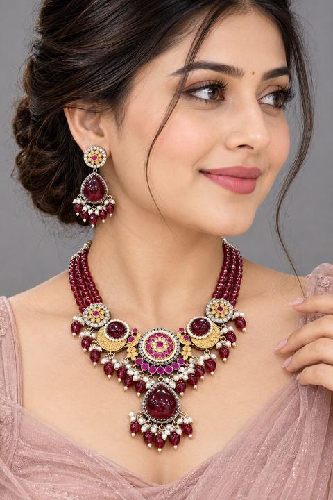 Necklace With Earrings
