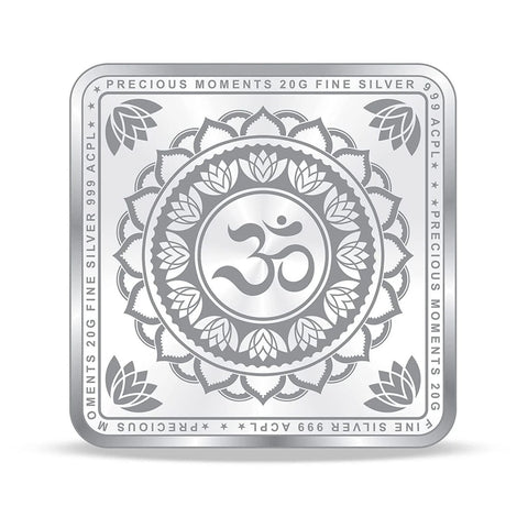 999 Pure Silver Shiv Parivar 20 Gram Coin