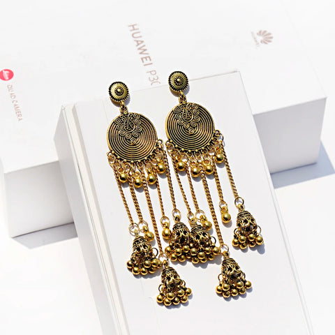 Oxidized Traditional Jhumki Earrings (E213)