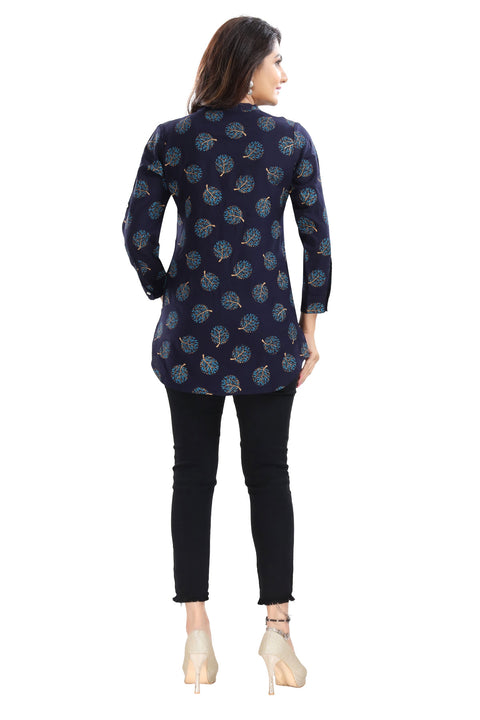 Blue Rayon Kurti