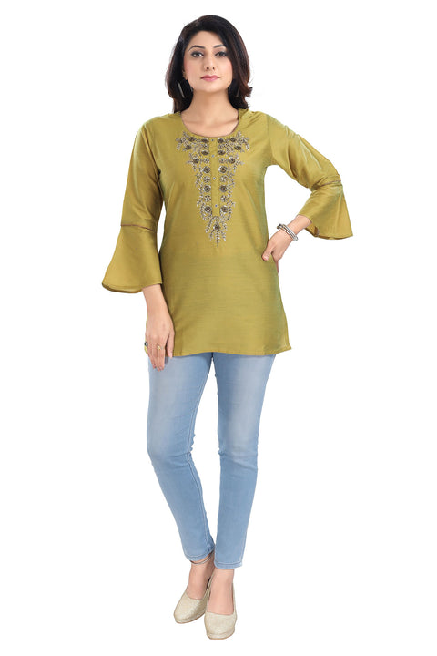  Mehandi Cotton Silk 