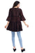 Magical Maroon Short Flared Frock Style Tunic (K969)
