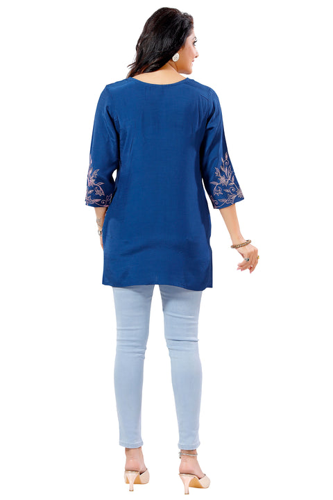 Blue, Pink Kurti