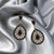Black Teardrop Earrings - PAAIE