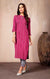 Cotton Kurti with Pant in Pink Color (K28) - PAAIE