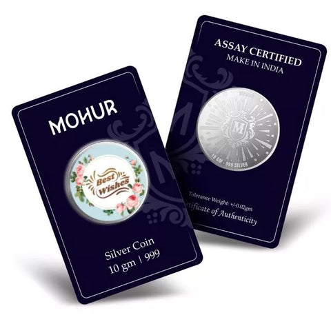 999 Pure Silver Best Wishes Coins (Design 38)
