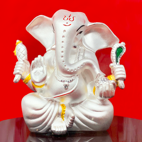 999 Pure Silver Large Ganesha - PAAIE