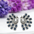 American Diamond Designer Earring in Blue Color (E10) - PAAIE