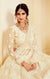 Designer The White Bride Ivory Color Heavy Embroidered Net Choli (D70)