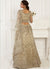 Designer Bridal Heritage Beautiful Golden Heavy Embroidered Net Lehenga Choli (D90)
