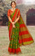 Designer Green/Red Chiffon Printed Saree for Casual Wear (D467)