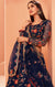 Designer Wedding Affair Blue Heavy Embroidered Net Lehenga Choli (D19)