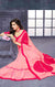 Designer Pink Georgette Printed Saree for Casual Wear (D419)