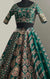 Designer Bridal Green Heavy Embroidered, Work Lehenga Choli (D100)