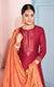 Long Suit With Lengha and Fancy Dupatta in Red Color (K14) - PAAIE