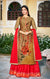 Long Suit With Lengha and Fancy Dupatta in Beige Color (K19) - PAAIE