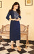 Fantastic Navy Blue Color Indian Ethnic Kurti For Casual Wear (K308) - PAAIE