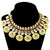 Gold Plated Kundan Mint Set - PAAIE