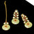 Gold Plated Kundan Mint Set - PAAIE