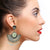 Bohemian Semi-Circle White Earrings - PAAIE