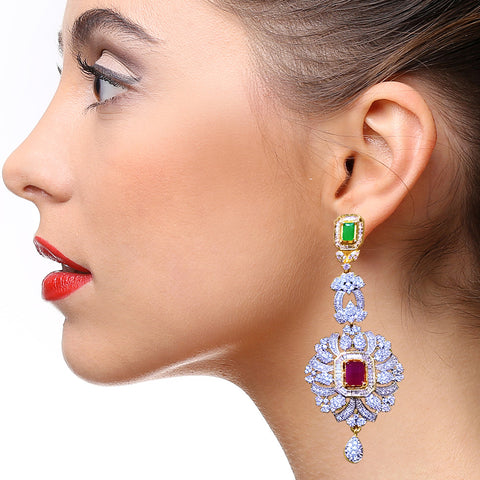 American Diamond Designer Earring (E39) - PAAIE
