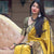 Banarasi Silk Designer Mustard and Black Color Saree - PAAIE