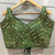 New Arrival Silk Imported Fabric Green Fully Stitched Blouse with Mirror Work For Casual Party - PAAIE