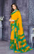Designer Yellow/Green Georgette Printed Saree for Casual Wear (D423)