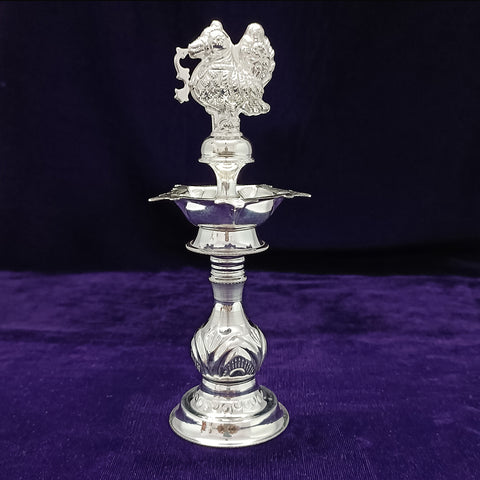 925 Silver Parrot Long Diya (Design 43) - PAAIE