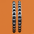 Unisex Black beaded Silver Baby Bangle Set - Heavy Design (Design 101) - PAAIE