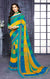 Designer Blue/Yellow/Green Georgette Printed Saree for Casual Wear (D416)