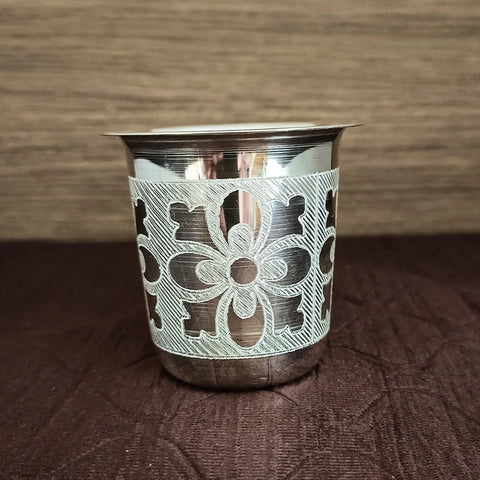 925 Solid Silver Designer Glass (Design 16)