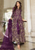Wine Colored Heavy Embroidered Stitched Anarkali Pant Suit (D863)