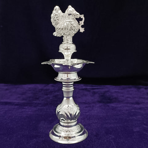 925 Silver Parrot Long Diya (Design 43) - PAAIE